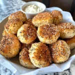 High Protein Bagel Bites- Two Ways