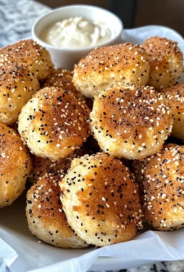 High Protein Bagel Bites- Two Ways
