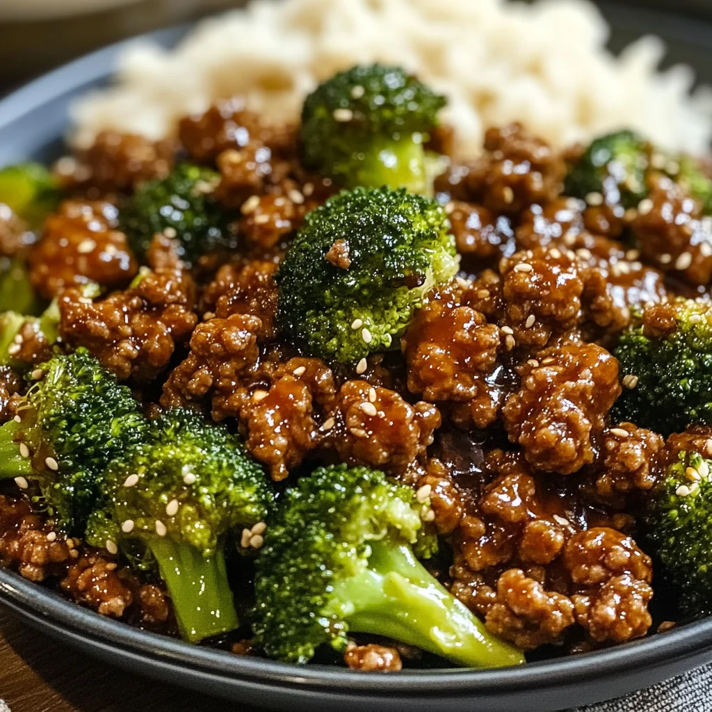 Honey Garlic Ground Beef and Broccoli – A Quick and Flavorful Stir-Fry