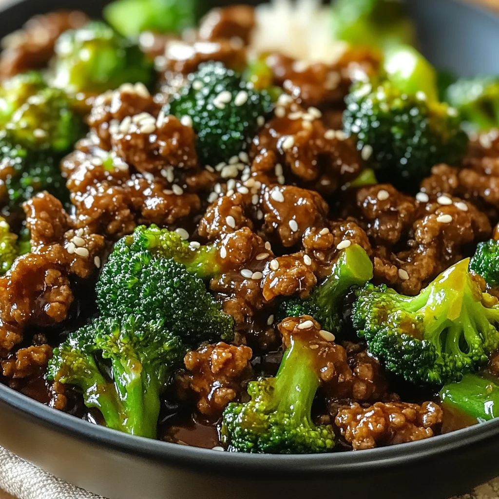 Honey Garlic Ground Beef and Broccoli – A Quick and Flavorful Stir-Fry