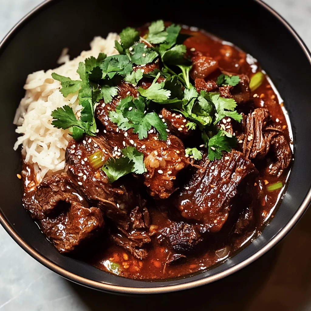 Korean Style Pot Roast