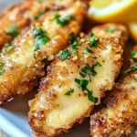 Lemon Garlic Parmesan Chicken Tenders