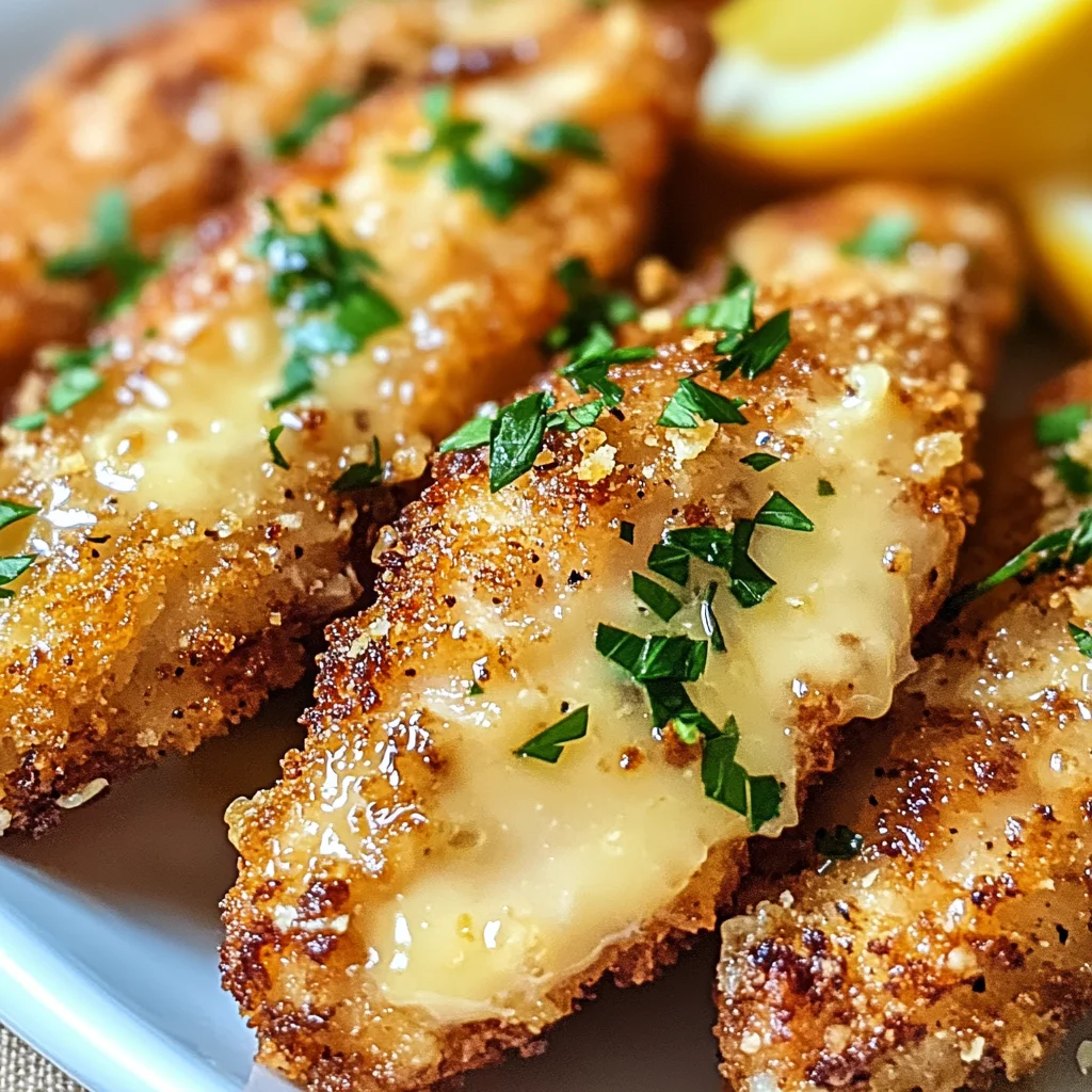 Lemon Garlic Parmesan Chicken Tenders