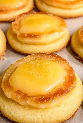 Luscious Lemon Curd Crème Brûlée Cookies