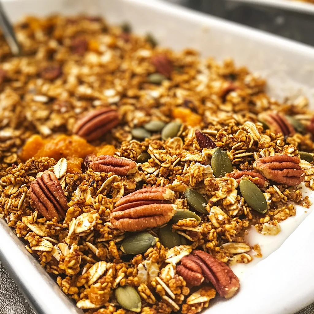 Maple Pumpkin Granola