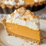 No Bake Marshmallow Pumpkin Pie