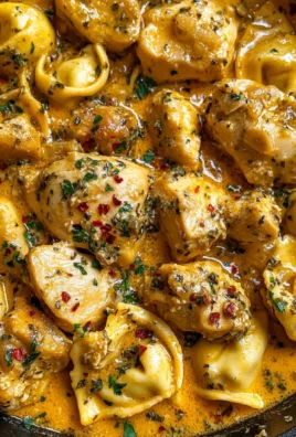 One-Pot Spicy Garlic Butter Chicken Tortellini