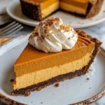 Pumpkin Cheese Pie with Gingersnap Crust