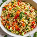 Rainbow Orzo Salad