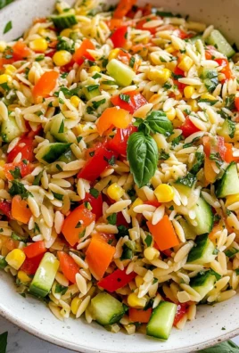 Rainbow Orzo Salad
