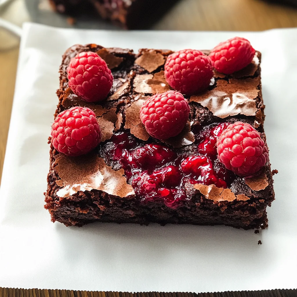 Raspberry Brownies