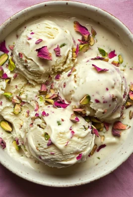 Rose Pistachio Cheesecake Ice Cream