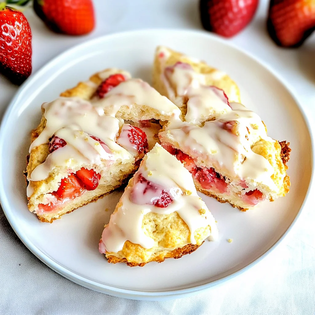 Strawberry Scones