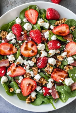 Strawberry Spinach Salad