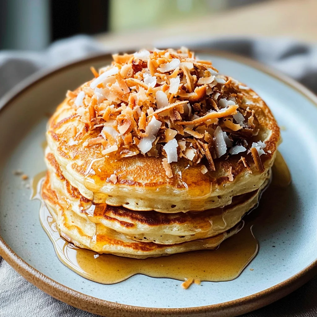 Toasted Coconut Pancakes
