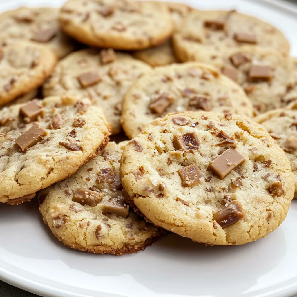 Toffee Butter Icebox Cookies