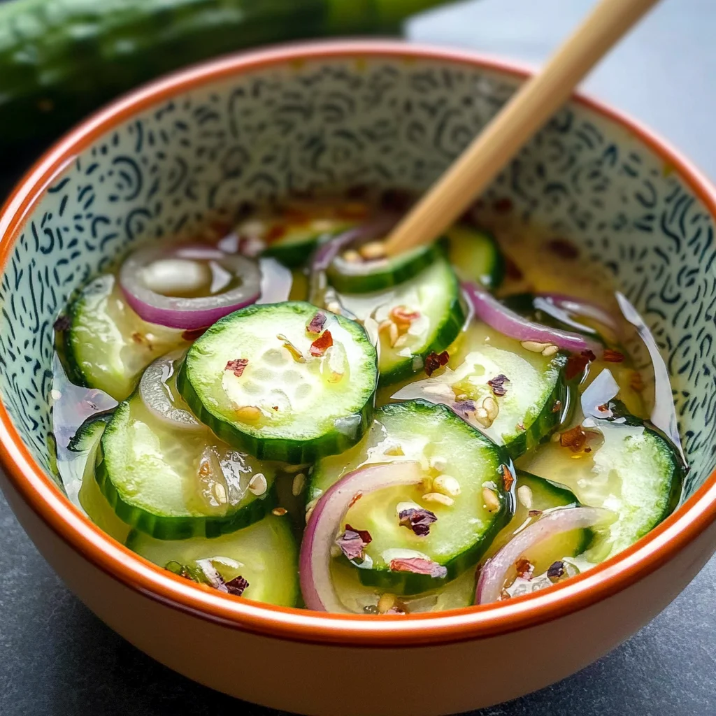 Asian Pickled Cucumber