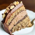Banana Cake with Nutella Frosting