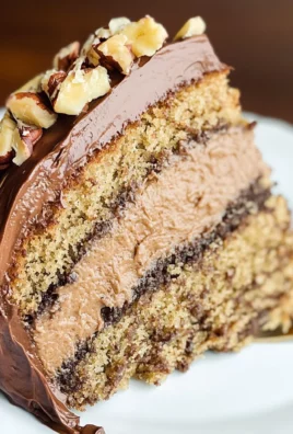 Banana Cake with Nutella Frosting