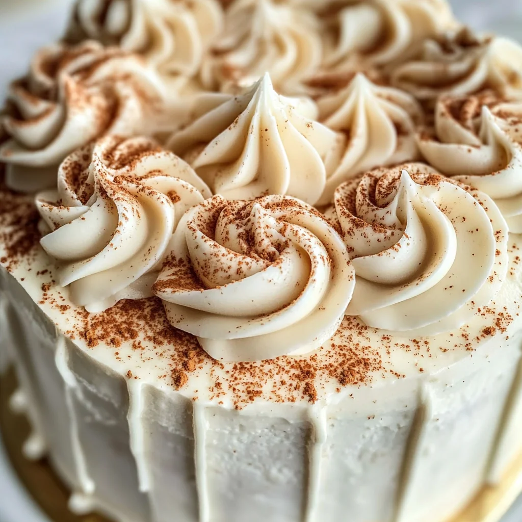 Best Christmas Spice Cake with Eggnog Buttercream