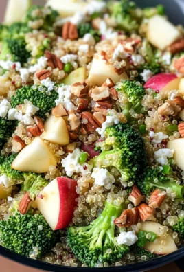 Broccoli Apple Quinoa Salad