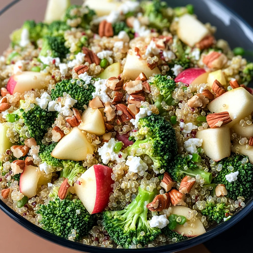 Broccoli Apple Quinoa Salad