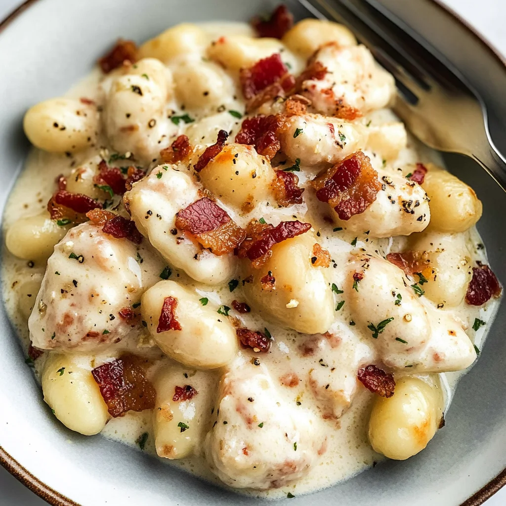 Chicken Bacon Gnocchi