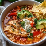Chicken Tomato Rice Soup