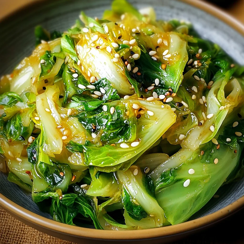 Chou Chinois Sauté