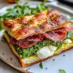 Classic Italian Focaccia Sandwich