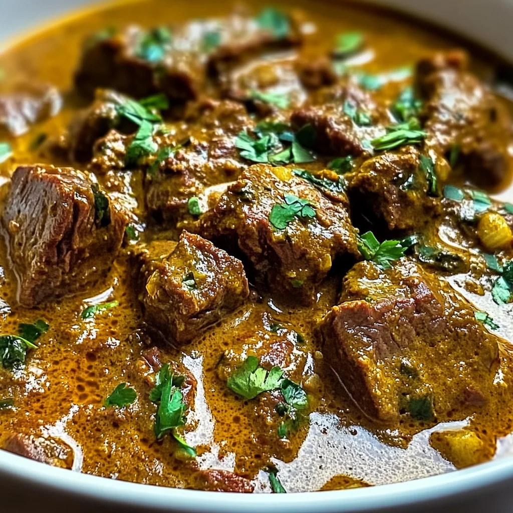 Coconut-Infused Beef Curry