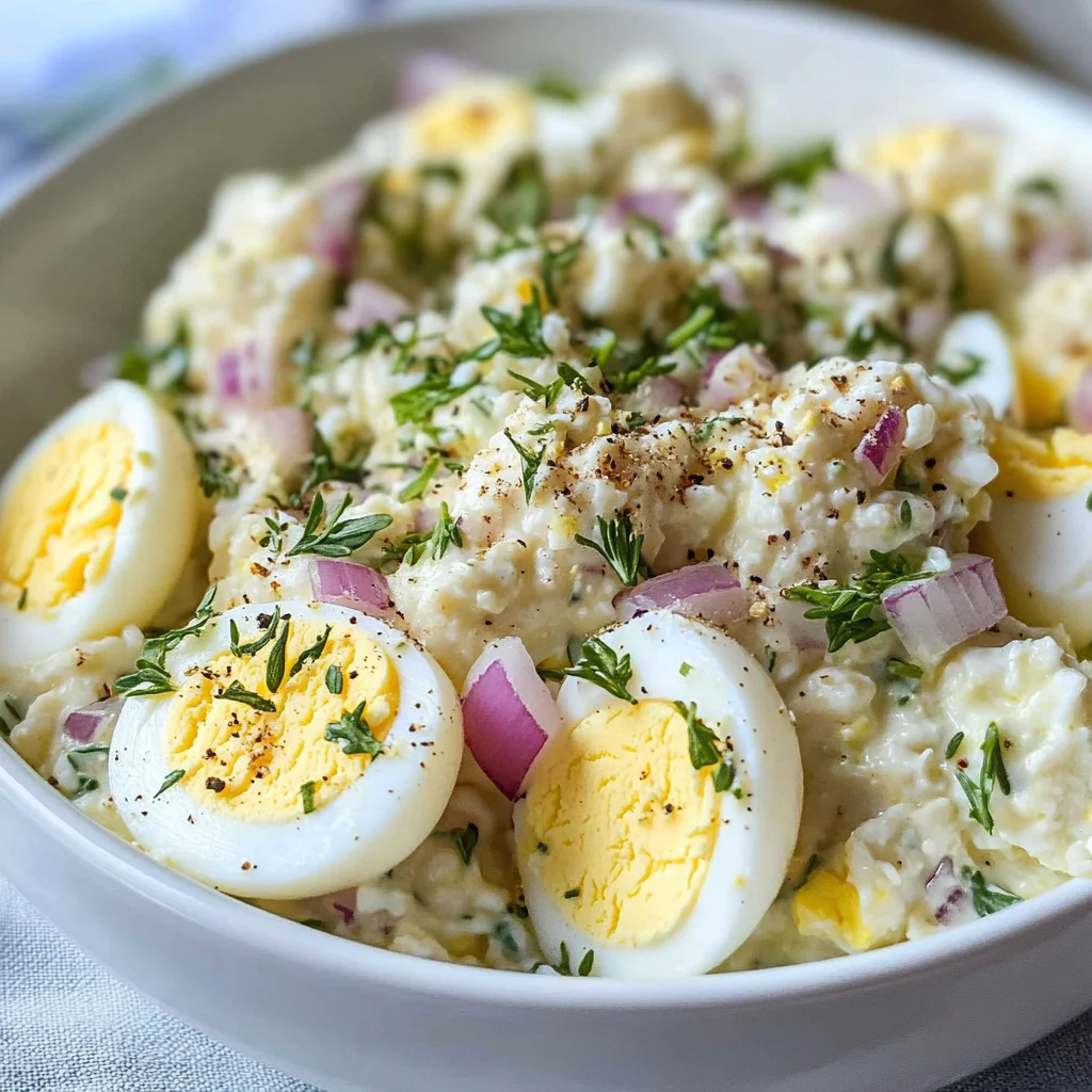 Cottage Cheese Egg Salad (No Mayo)