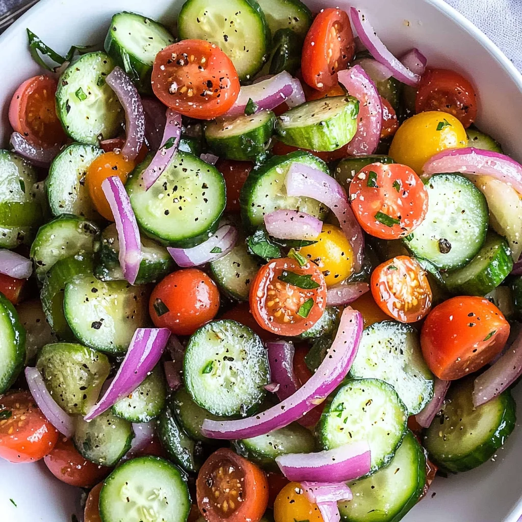 Cucumber Tomato Salad