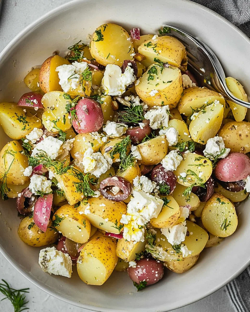 Delicious Olive Greek Potato Salad Perfect for Summer Gatherings
