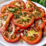 Easy Marinated Tomatoes