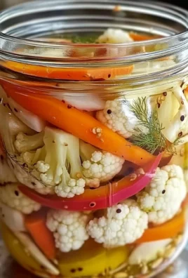 Easy Refrigerator Pickled Vegetables Recipe - Quick & Tangy!