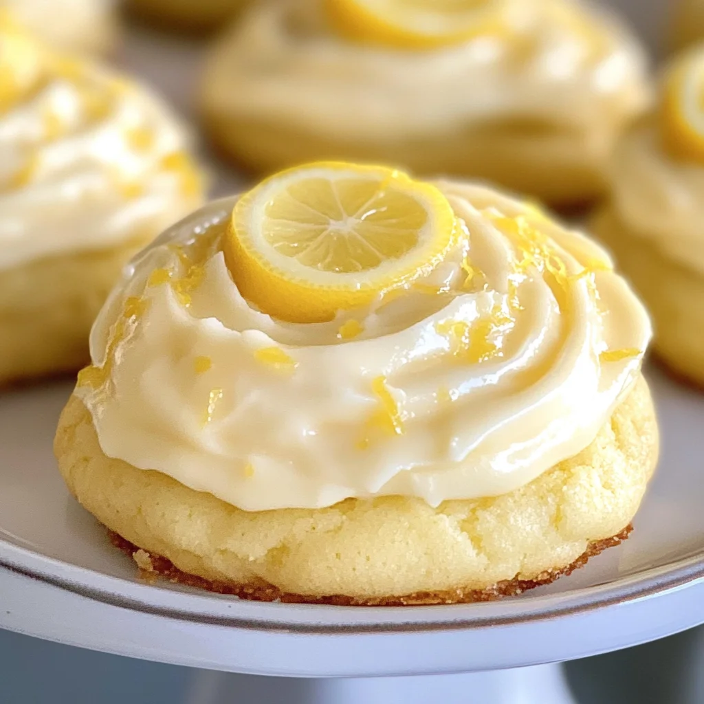 Frosted Lemon Cookie Recipe