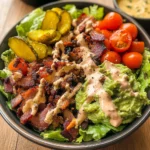 Fully Loaded Burger Bowl with "Special Sauce"