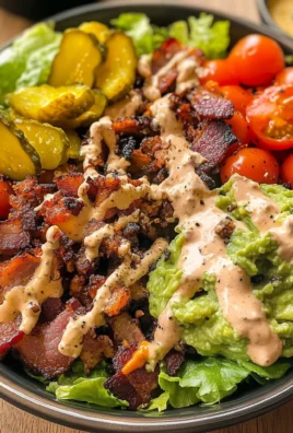 Fully Loaded Burger Bowl with "Special Sauce"