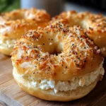 Garlic-Parmesan Cottage Cheese Bagels – Soft, Chewy & High-Protein