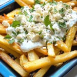 Greek Fries With Feta Cheese