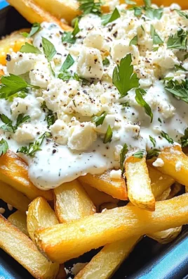 Greek Fries With Feta Cheese