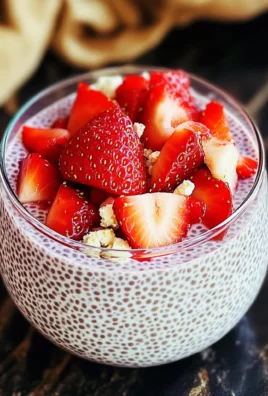 Homemade Strawberry Cheesecake Chia Seed Pudding