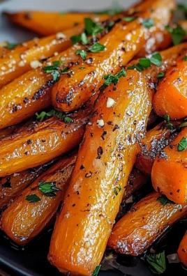 Honey Garlic Butter Roasted Carrots