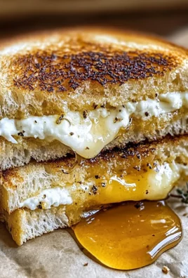 Indulge in Goat Cheese Grilled Cheese with Honey Bliss