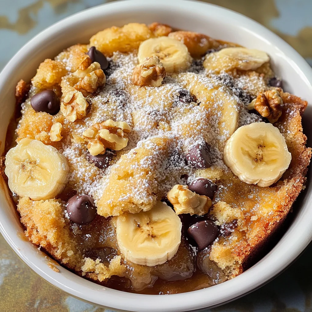 Irresistible Banana Bread Cobbler with a Gooey Twist