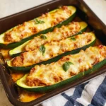 Keto Chicken Parmesan Zucchini Boats (Easy & Healthy!)