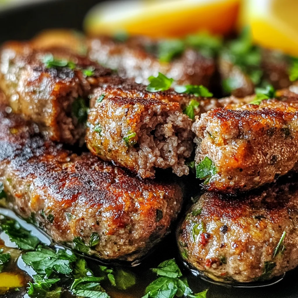 Lebanese Kafta: Juicy Herb-Infused Patties You’ll Love
