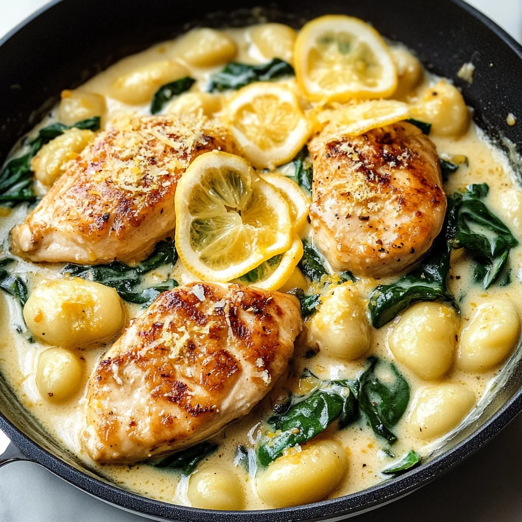 Lemon Chicken Gnocchi