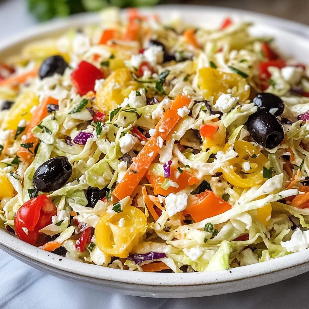 Mediterranean Coleslaw